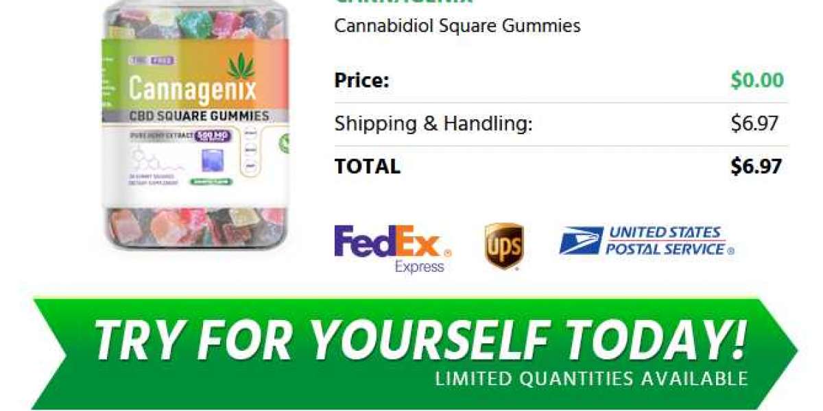 Cannagenix CBD Square Gummies Reviews – Black Friday Sale 2021!