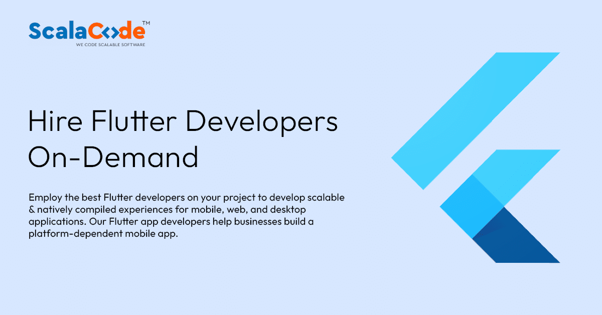 Hire Dedicated Flutter app  Developers