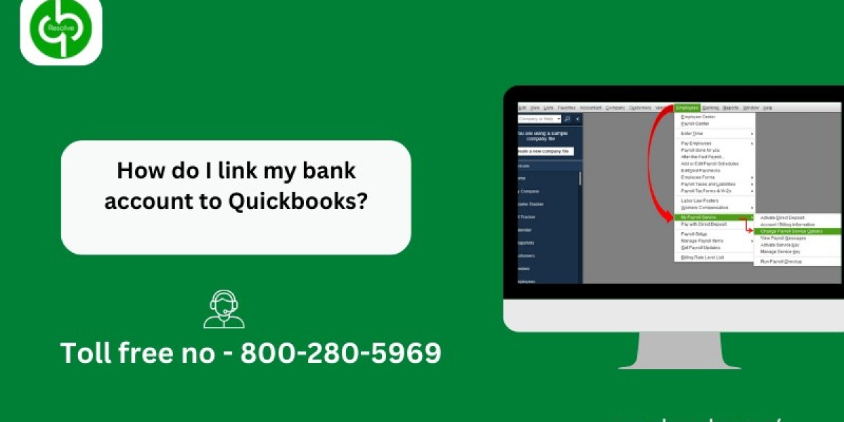 How do I link my bank account to Quickbooks?