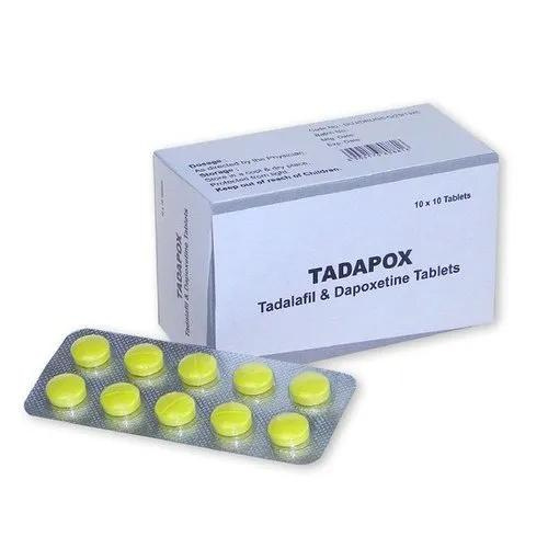 Tadapox 20 mg | Tadalafil 20mg and Dapoxetine 60mg