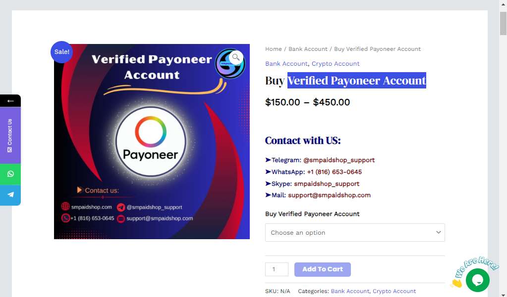 Buy Verified Payoneer Account Smpaidshop Profile Picture