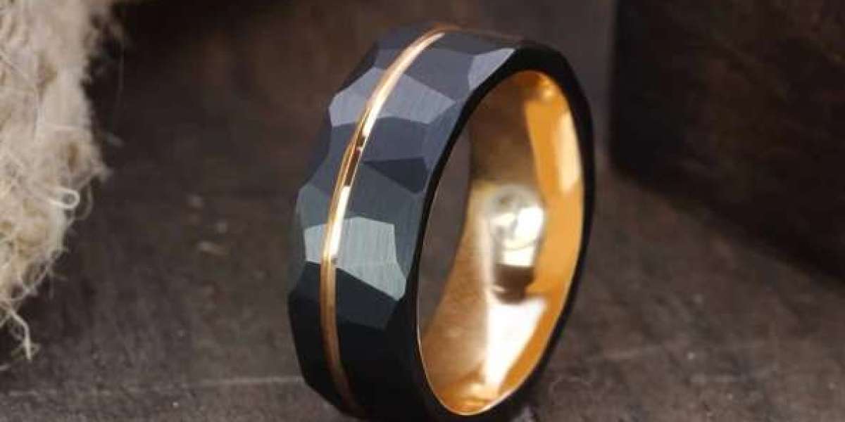 A Guide to Men's Wedding Bands with Rose Gold Inlay