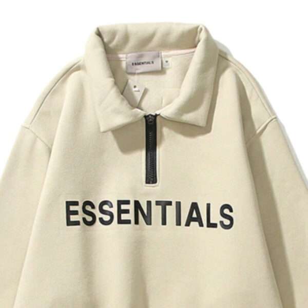 Essentials Black Hoodie Profile Picture