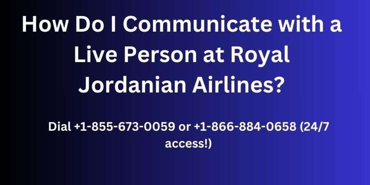 How Do I Communicate with a Live Person at Royal Jordanian Airlines? - Dial +1-855-673-0059 or +1-866-884-0658 (24/7 acc