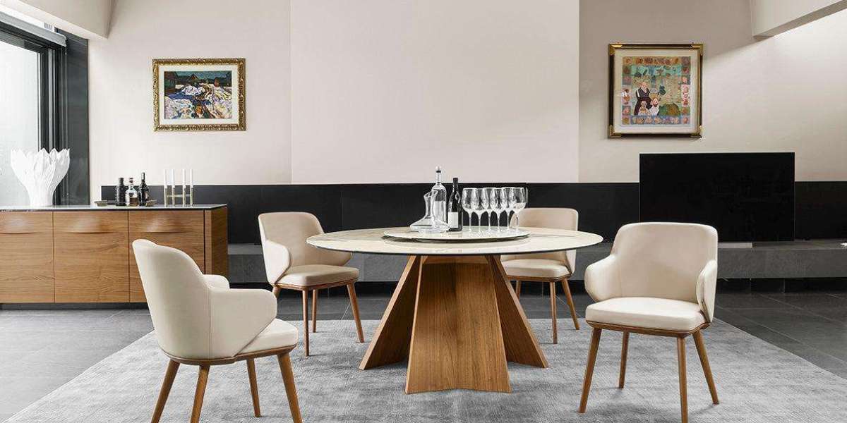 Calligaris Round Glass Dining Table