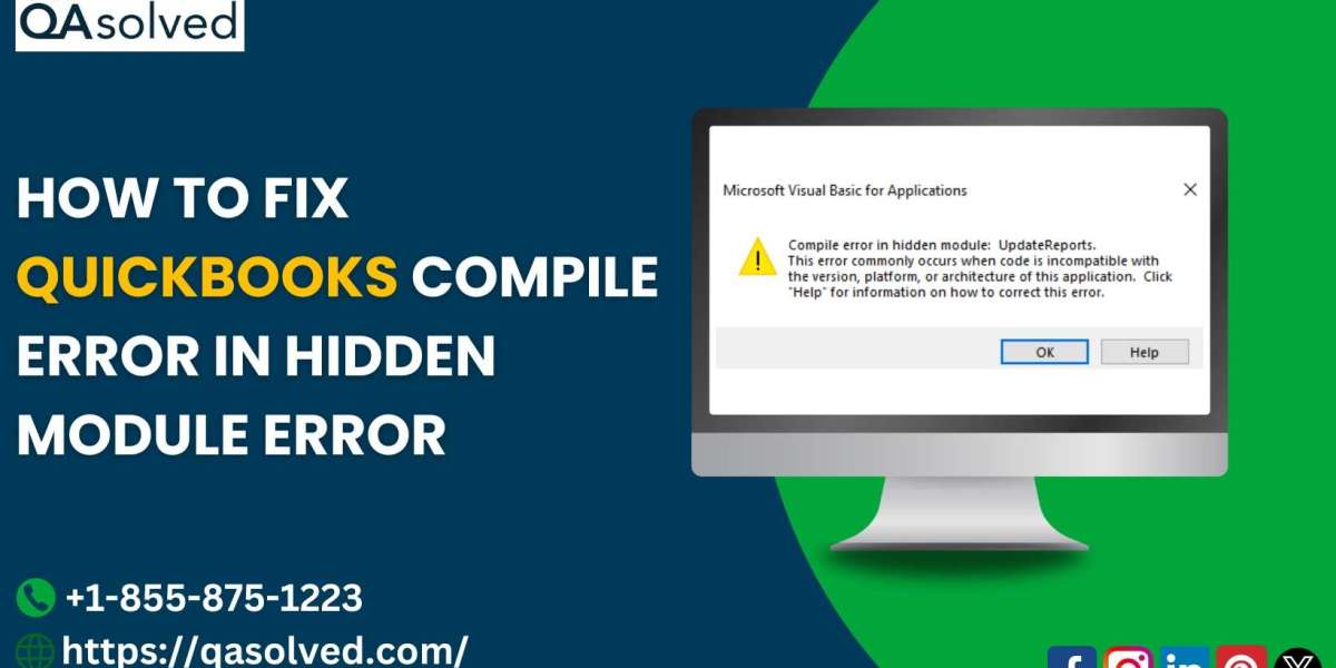 Fix QuickBooks Compile Error in Hidden Module Error