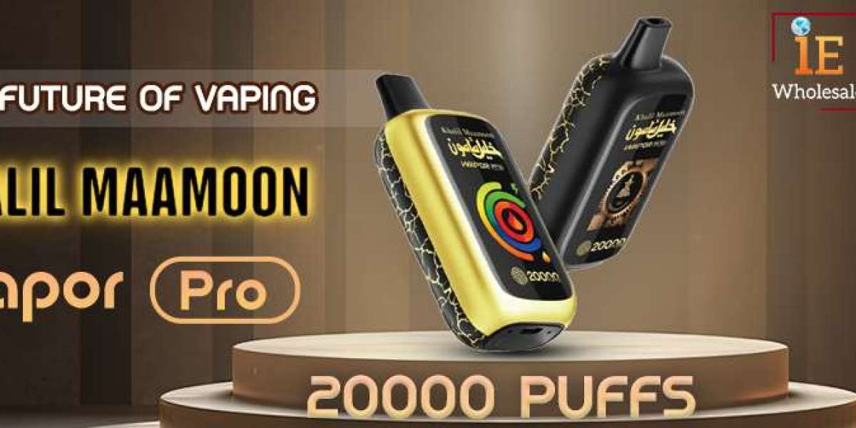 The Future of Vaping: Khalil Maamoon Wapor Pro 20000 Puffs Disposable Device