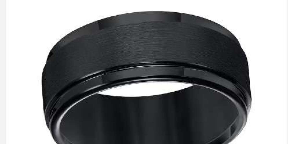 The Elegance of Men's Black Tungsten Wedding Bands