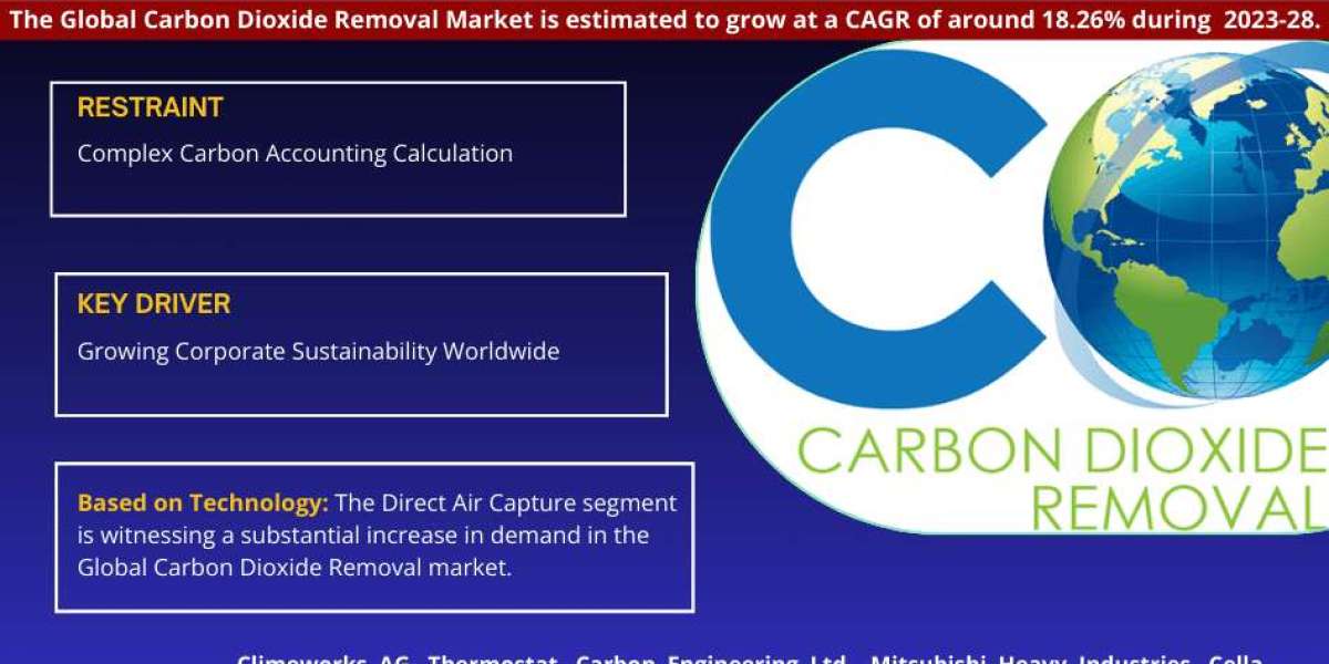 Global Carbon Dioxide Removal Market Forecast: Revenue Trends and Growth Projections for period from 2023 to 2028.