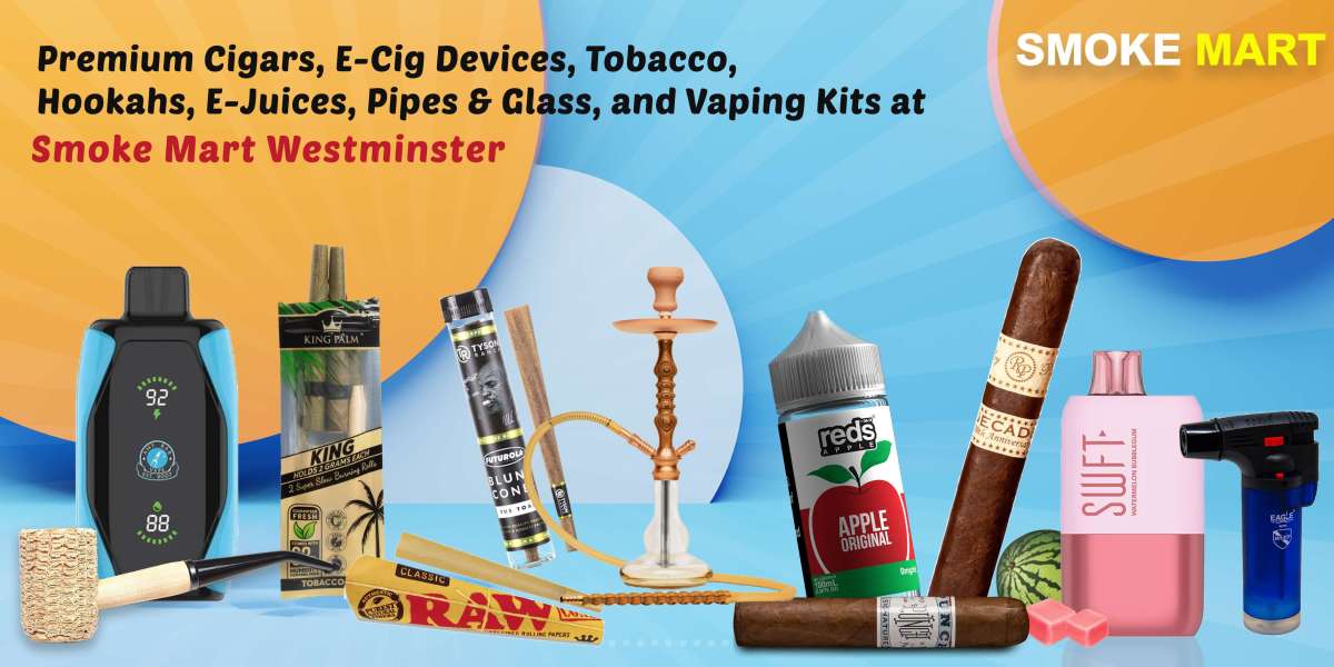 Premium Cigars, E-Cig Devices, Tobacco, Hookahs, E-Juices, Pipes & Glass, and Vaping Kits at Smoke Mart Westminster