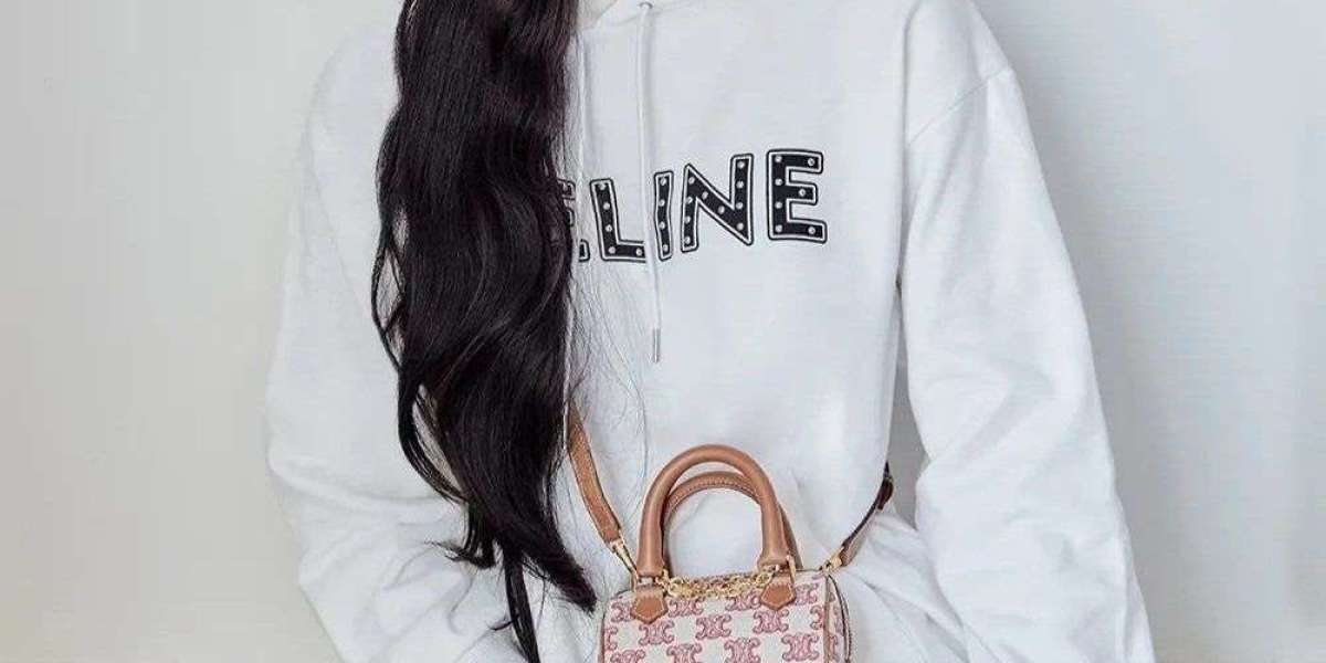 Celine Hoodie - Pink And Black Hoodies For Men