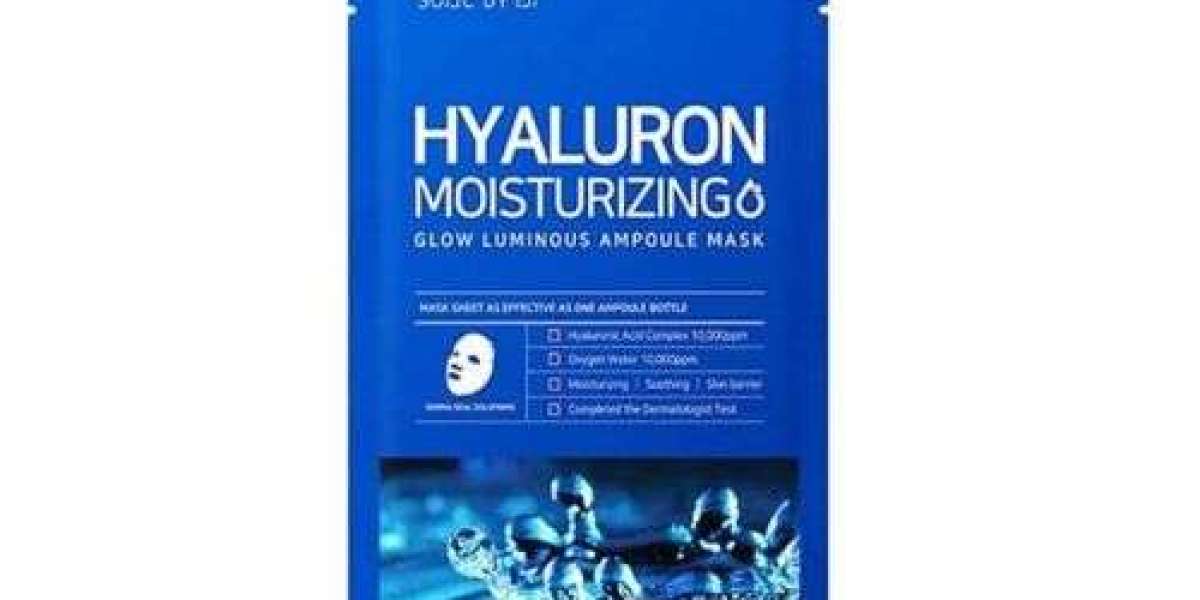 Hydrate and Glow with Some By Mi Hyaluron Moisturizing Glow Luminous Ampoule Mask