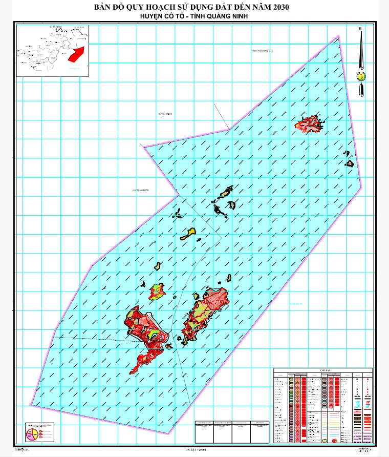 Bản đồ Quy Hoạch Huyện Cô Tô, Quảng Ninh Mới Nhất 2024