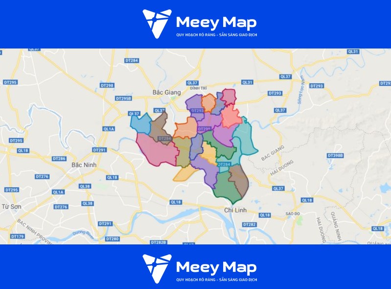 Bản đồ Quy Hoạch Huyện Yên Dũng, Bắc Giang| Kế Hoạch Sử Dụng đất | Meey Map